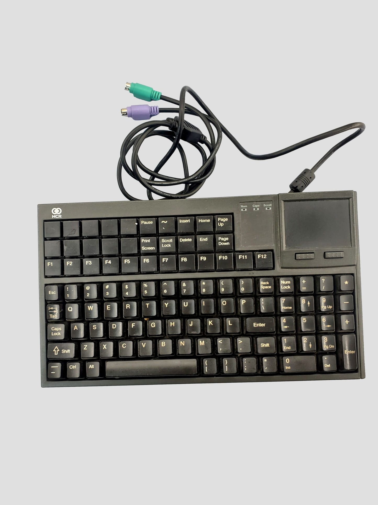 NCR Big Ticket POS Retail Keyboard 5932-6570-9090 Black