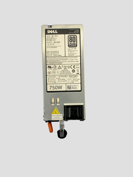 Dell 750W Platinum Power Supply 6W2PW F750E-S0 80+