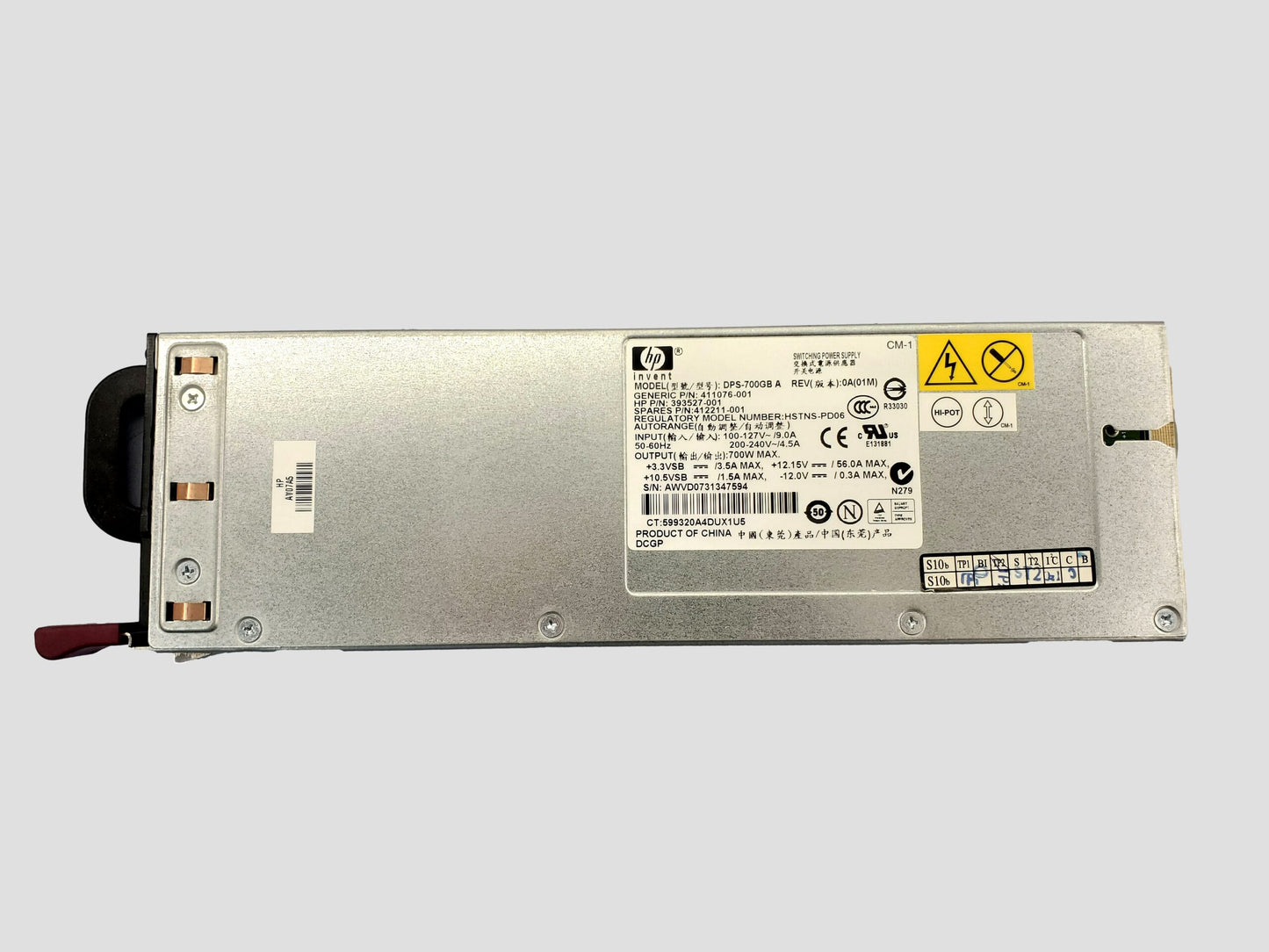 HP DPS-700GB A 393527-001 Switching Power Supply 700W