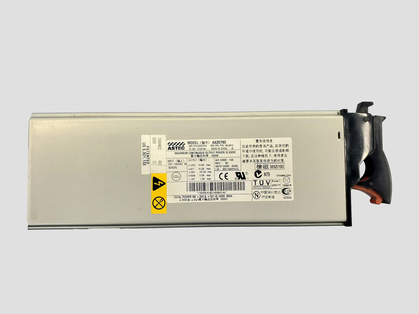 IBM Astec Power Supply 250W 36L8819 AA20790 00N7676