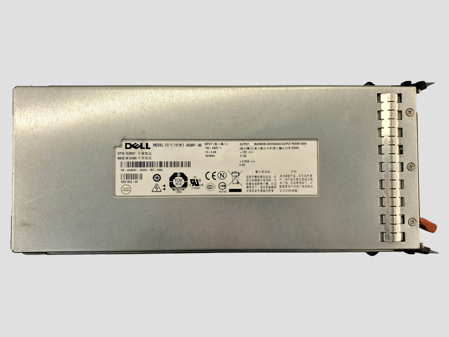 Dell A930P-00 U8947 930W Power Supply