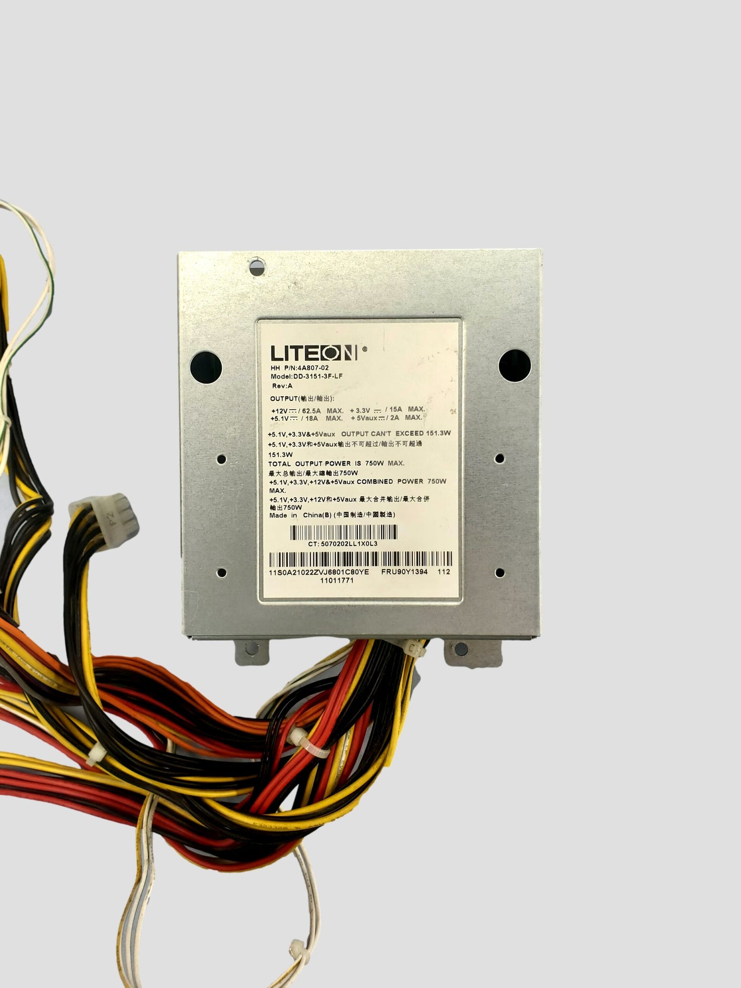 LiteOn R520 Server Power Supply DD-3151-3F-LF 4A807-02