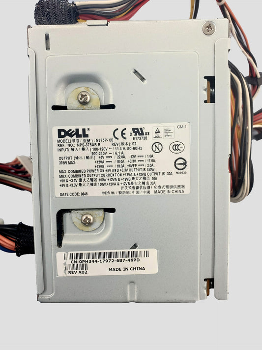 Dell Precision T3400 N375P-00 PH344 Power Supply 375W