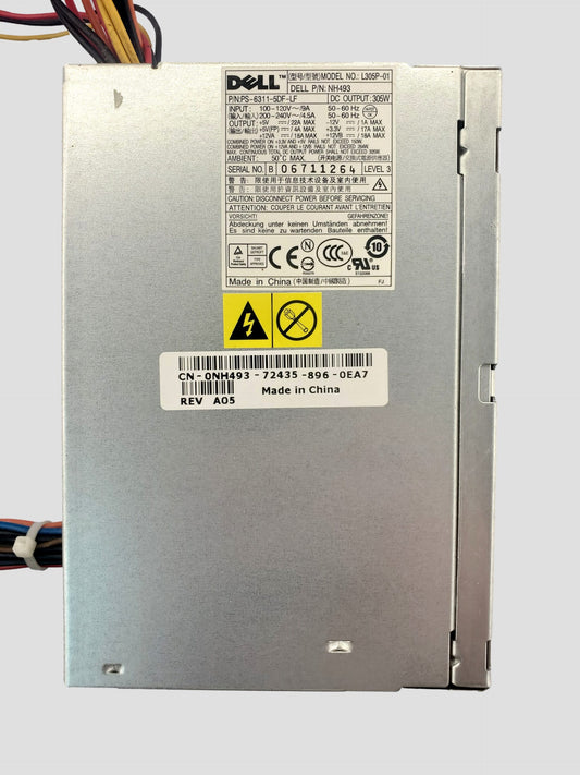 Dell Optiplex 760 780 Power Supply L305P-01 PS-6311-5DF-LF NH493 305W