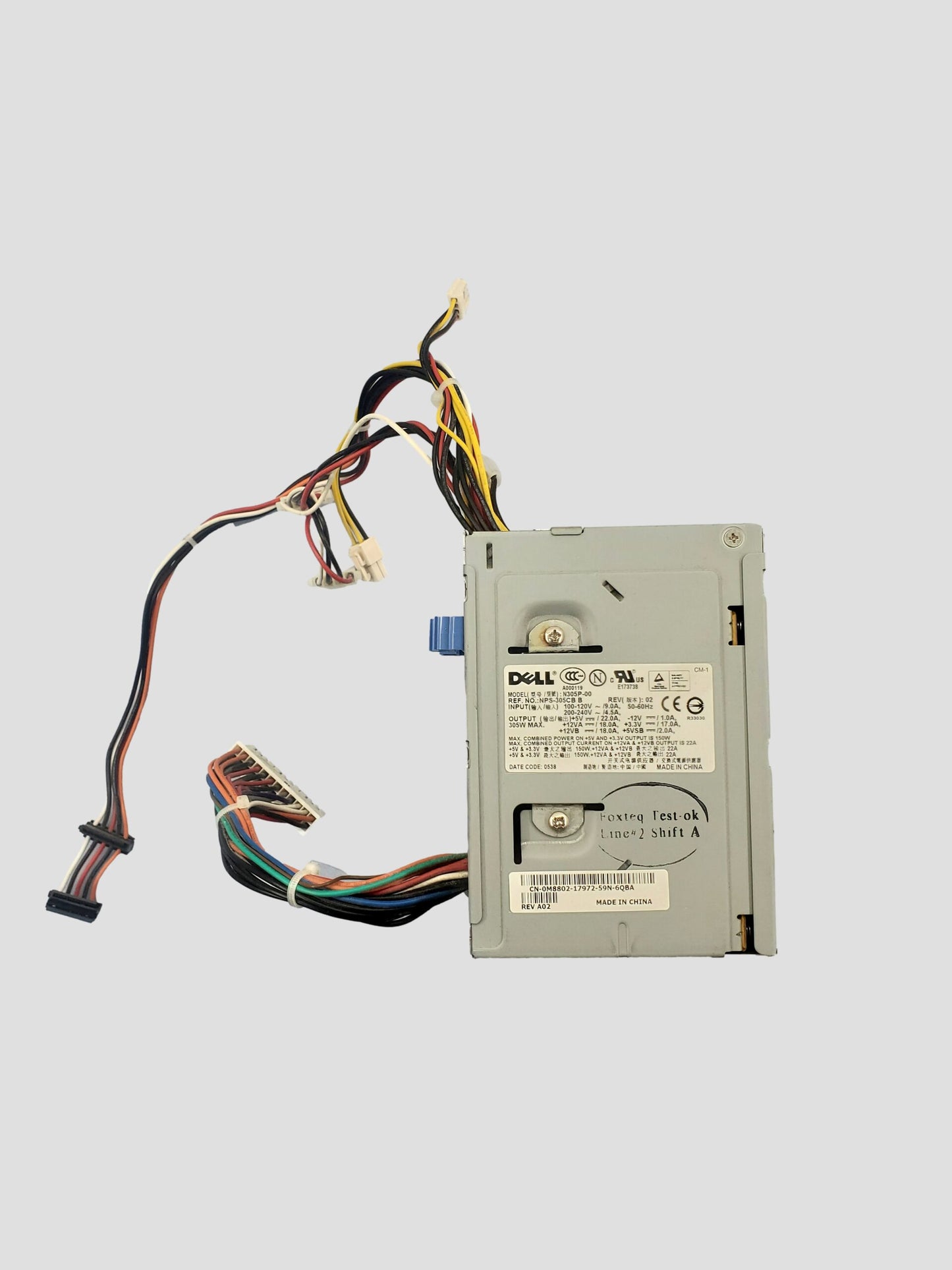 Dell Optiplex 620 520 Power Supply M8802 N305P-00 305W
