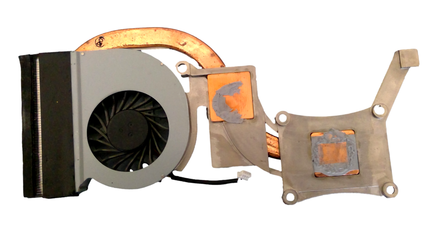 DELL Latitude E6420 Discrete Copper Cool Processor Video Heatsink Fan 7MJYV