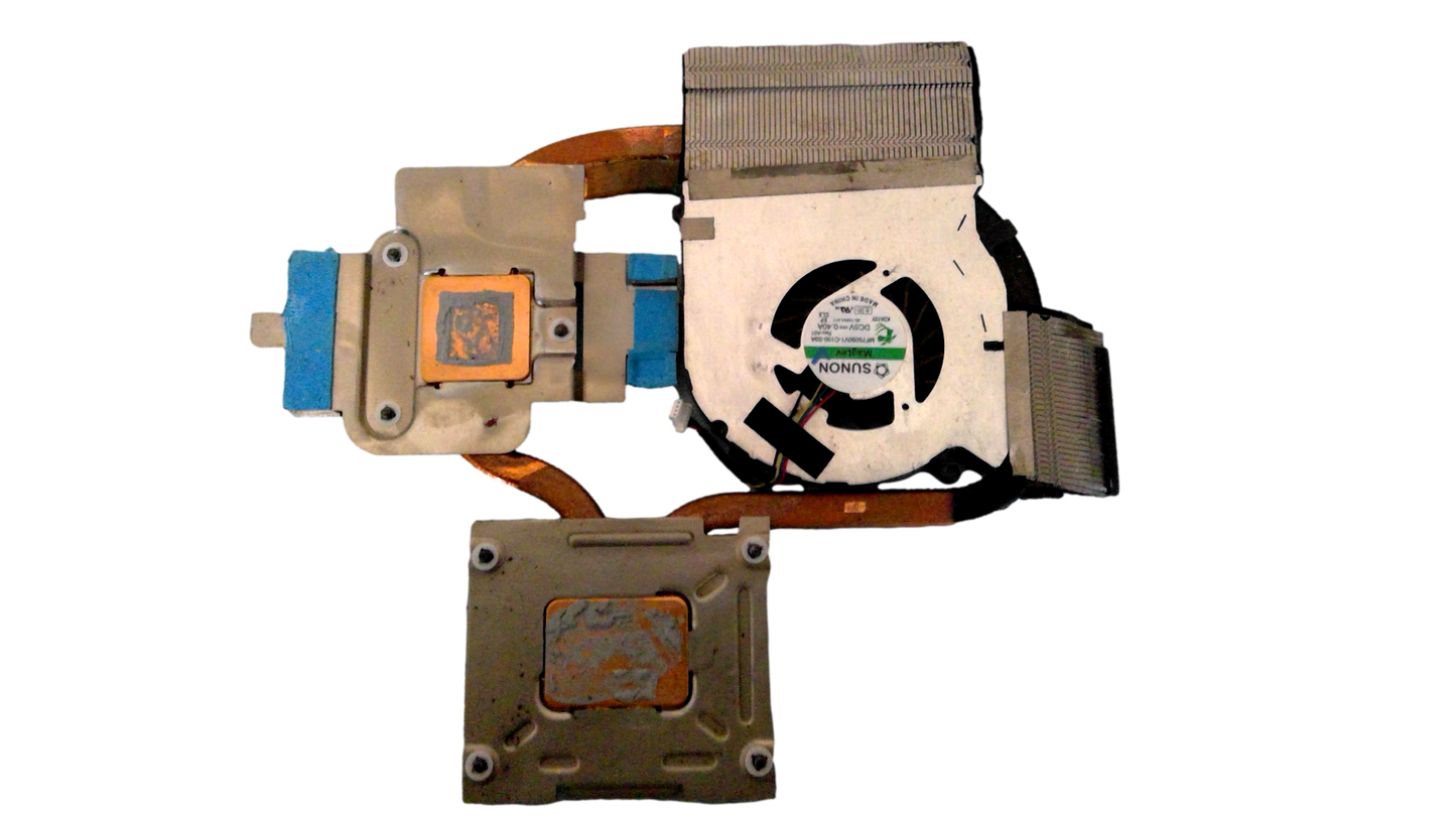 HP Envy DV7 CPU/GPU Cooling Heatsink 60.4ST23.012 682061-001 WITH FAN