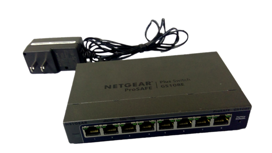 NetGear ProSAFE GS108PE v3 8-Port Gigabit Managed PoE Switch
