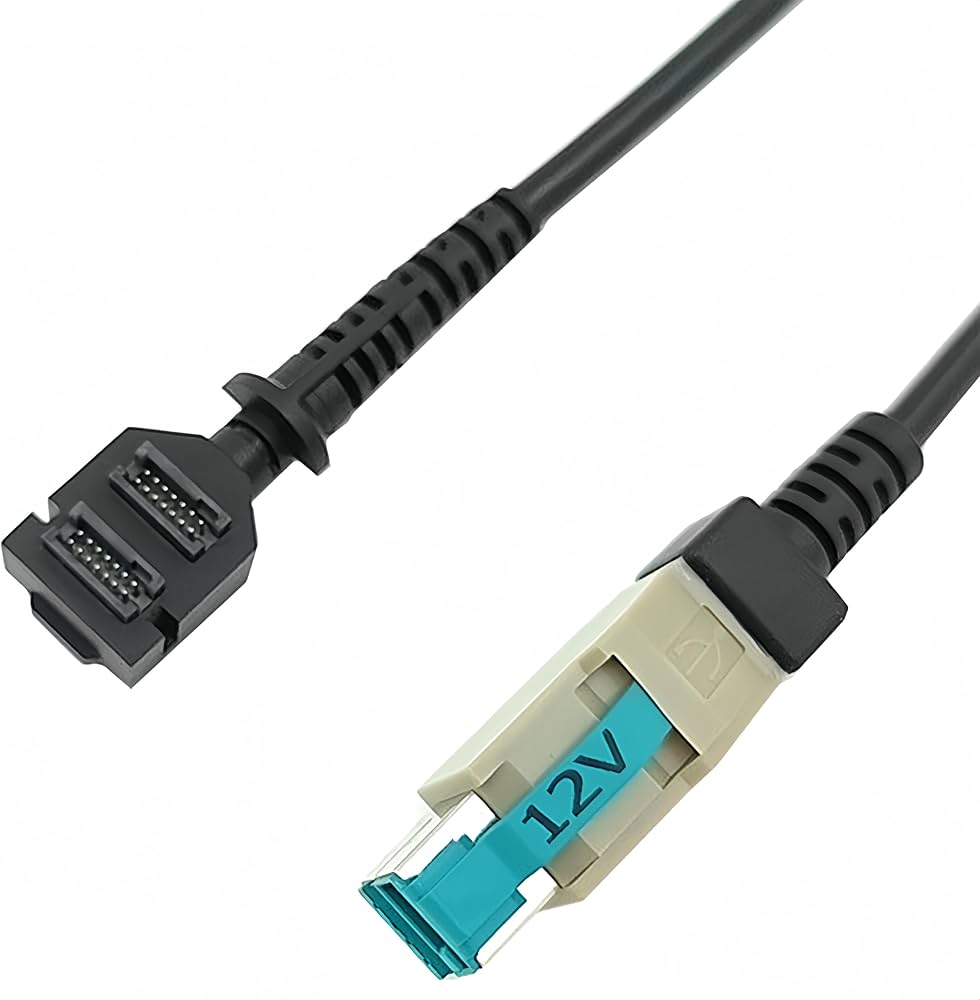 New Verifone Vx805 Vx820 12V 2M PoweredUSB Cable CBL-282-033-01-A