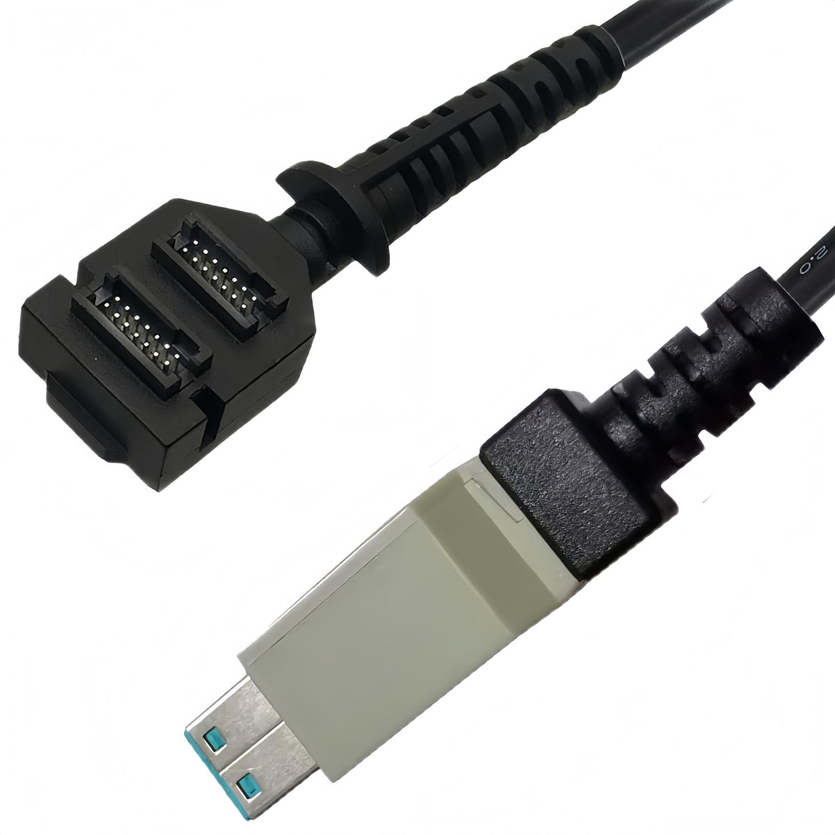 New Verifone Vx805 Vx820 12V 2M PoweredUSB Cable CBL-282-033-01-A