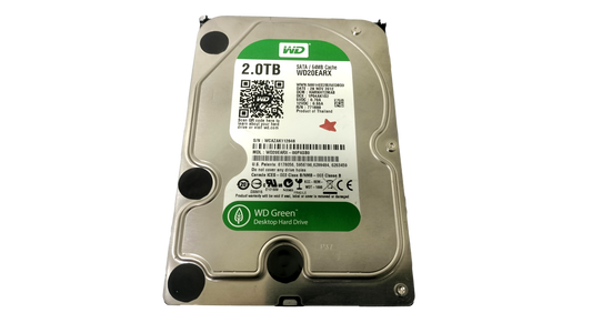Western Digital WD Caviar Green WD20EARX 2TB 3.5" SATA III Hard Drive