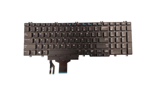 Dell Precision 7530 7540 7730 7740 Non-Backlit Laptops Keyboard 0NMVF