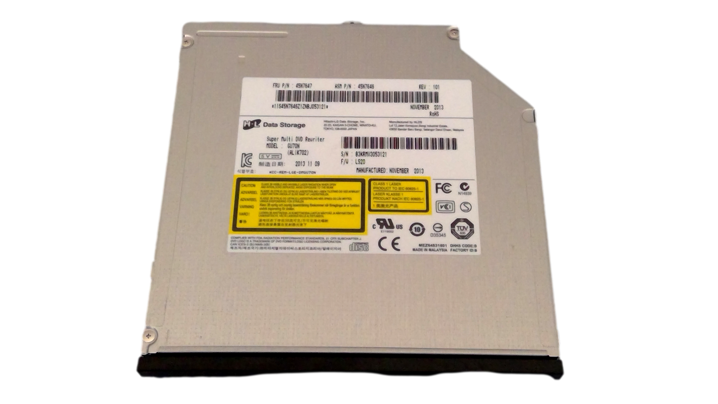 Lenovo ThinkPad 14" T440p  Genuine Super Multi DVD Burner Drive 45N7647 45N7656 REV.101 GU70N