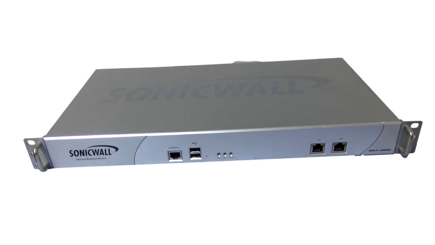 Sonicwall SRA 1200 Secure Remote Access Firewall w/ Ears Rackmountable 1RK23-088