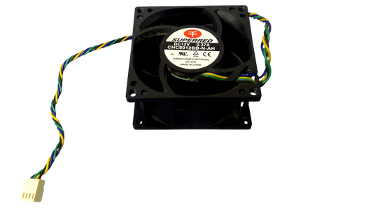 SUPERRED CHC8012BB-N-AH 12V 0.37A 4 Wires 4 Pins Case Fan 8CM Server Cooler