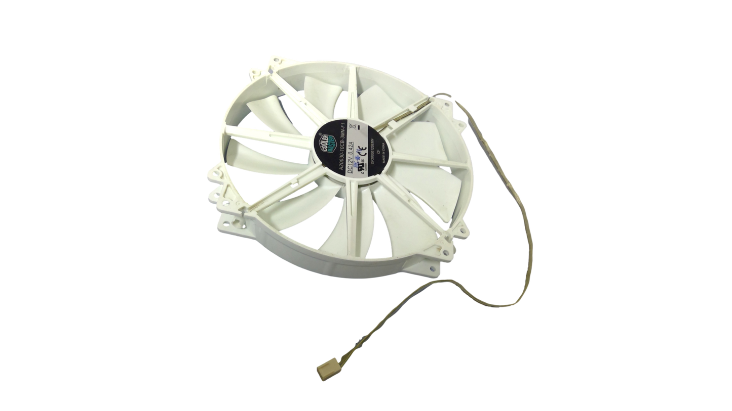 Cooler Master 3-PIN A20030-10CB-3MN-F1 DF2003012SEMN CF DC12V 0.30A 20cm white