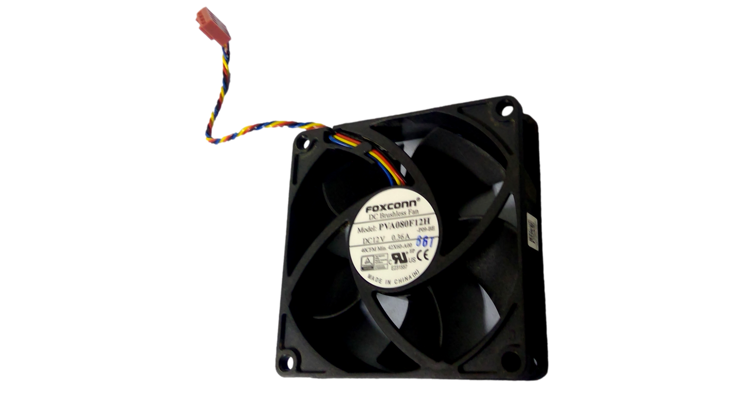 FOXCONN PVA080F12H DC12V 0.36A 4-wire CPU silent cooling fan