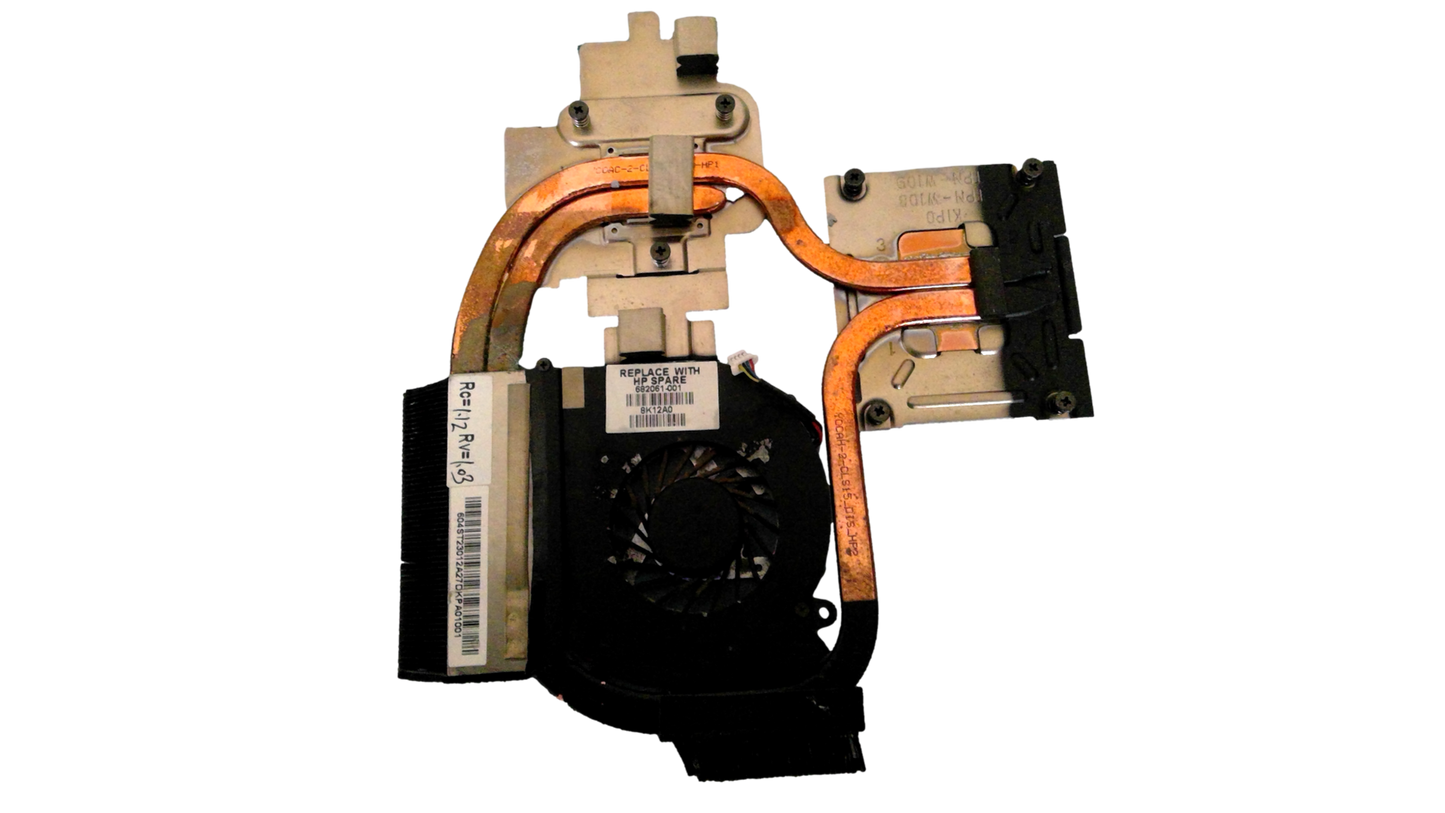 HP Envy DV7 CPU/GPU Cooling Heatsink 60.4ST23.012 682061-001 WITH FAN