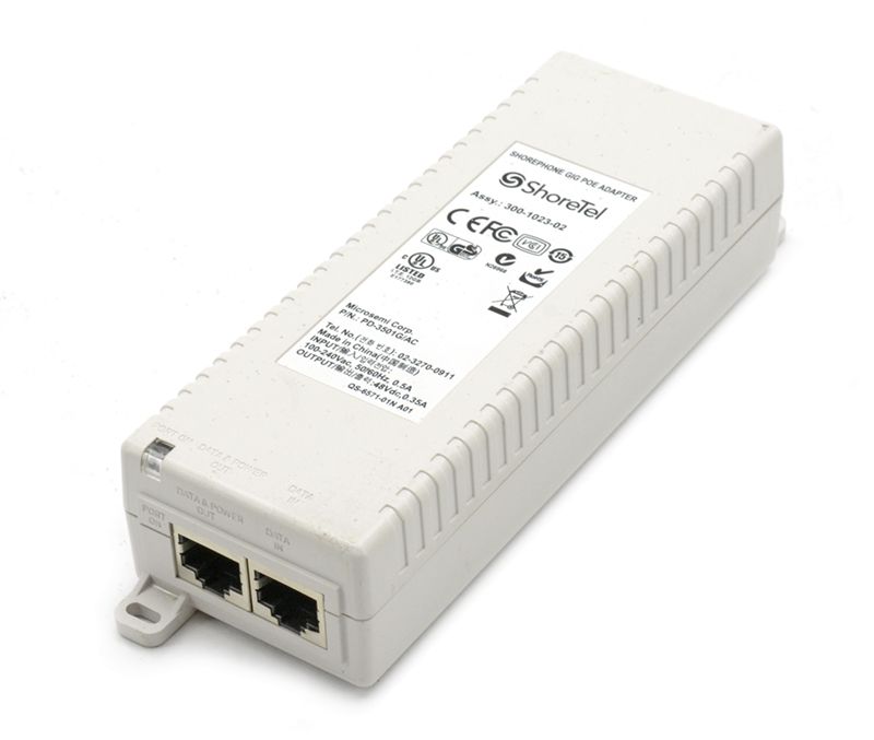 New Shortel Shorephone GIG POE Adapter PD-6571G300 48V 0.35A 300-1023-02
