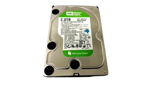 Western Digital Caviar Green WD20EARS 2TB 5400 RPM 3.5" 3Gb/s SATA HDD
