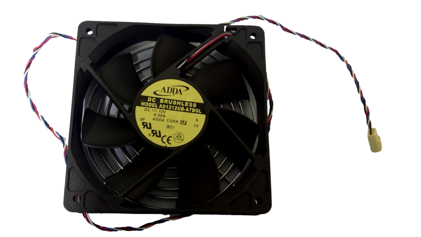 ADDA 12025 12cm Fan Double Ball 4-Wire Temperature Control AD1212UB-A7BGL 0.50a