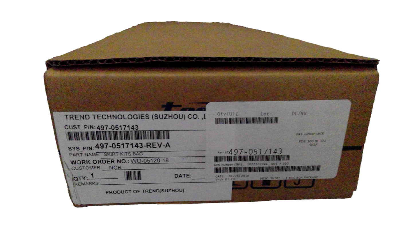 NEW NCR TREND TECHNOLOGIES 497-0517143-REV-A SKIRT KITS BAG/BOM Package