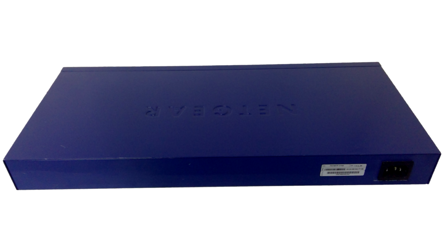NETGEAR PROSAFE 24 PORT 10/100 SMART SWITCH WITH 2 GIGABIT PORTS WITH POE FS726TP