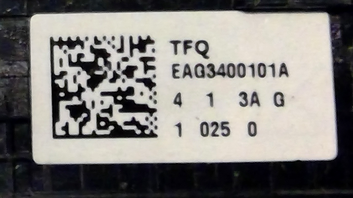 Hp L LCD Front Bezel 15-AU030WM EAG3400101A
