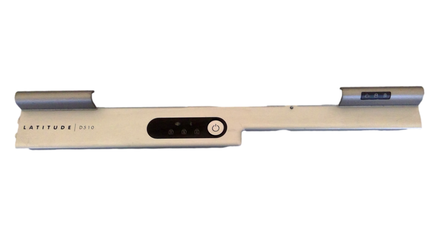DELL Latitude D510 Laptop Power button & Hinge Cover Strip Bar Trim 0R8758