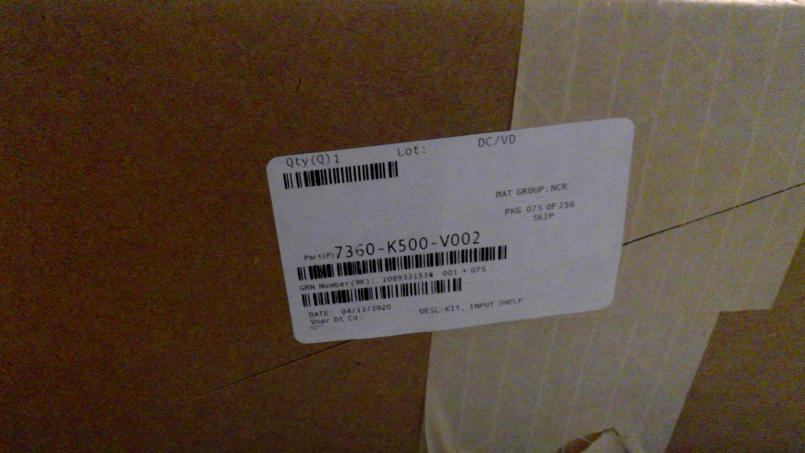 NEW NCR 7360-K500 Basket Shelf 7360-K500-V002