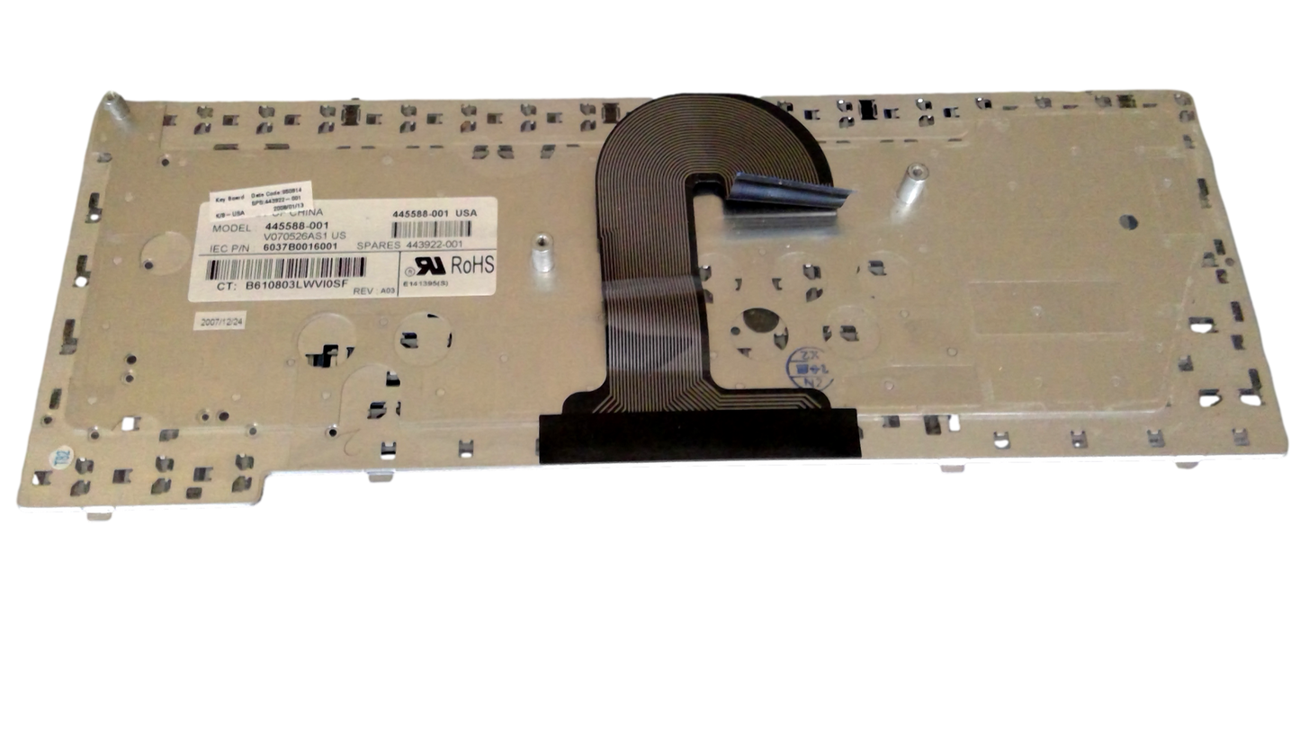 HP 6037B0015901 6037B0016001 6037B0016201 MP-06793USD930 9J.N8282. A01 US Keyboard Black Color