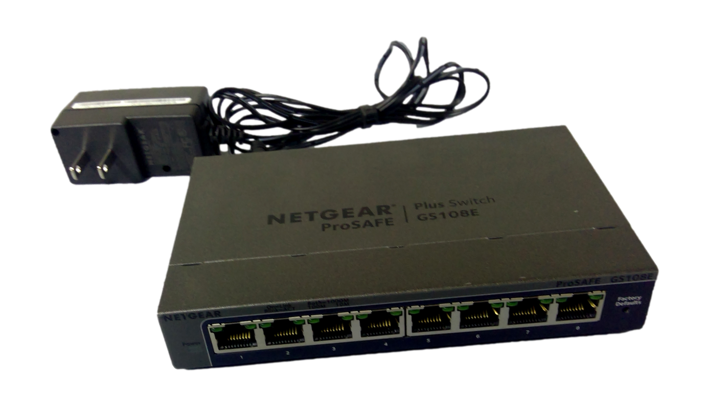 NetGear ProSAFE GS108PE v3 8-Port Gigabit Managed PoE Switch