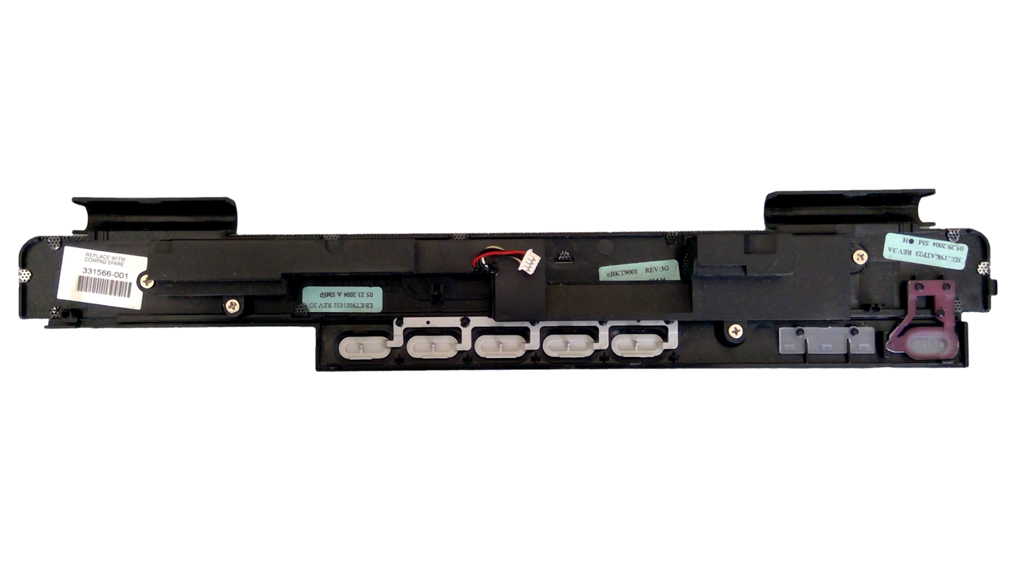 HP COMPAQ NX9010 Laptop Keyboard/Hinge Cover Bezel Power Button 3DKT9KATP23
