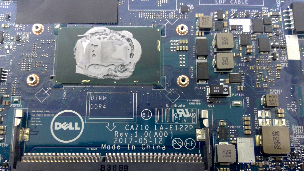 Dell CAZ10 LA-E122P Latitude 7280 7380 Series Intel Core I5-6300U Processor Motherboard 9PJNK Laptop Motherboards