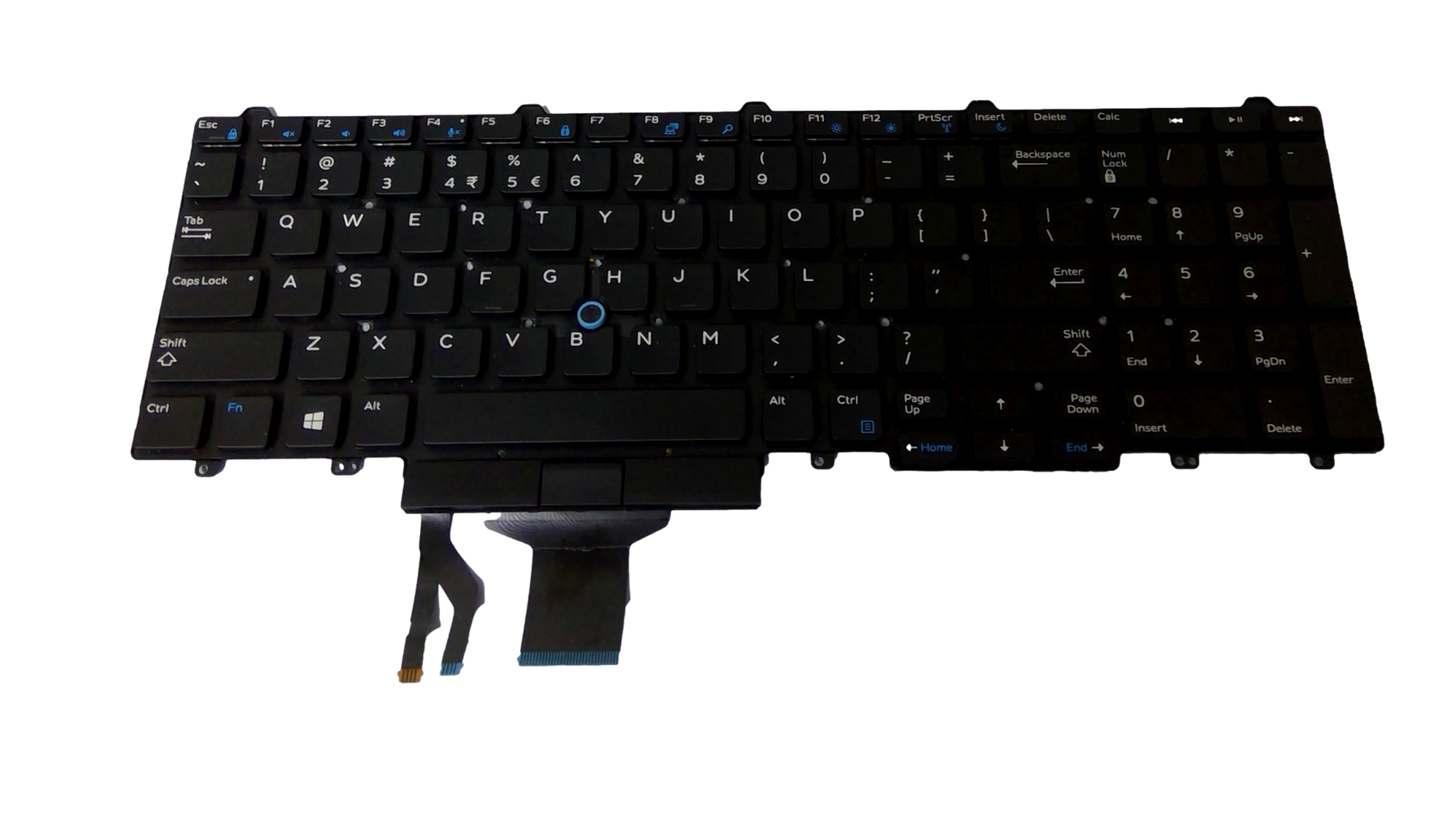 Dell Latitude E5550 E5570 US English QWERTY Keyboard 0KXXPV LW