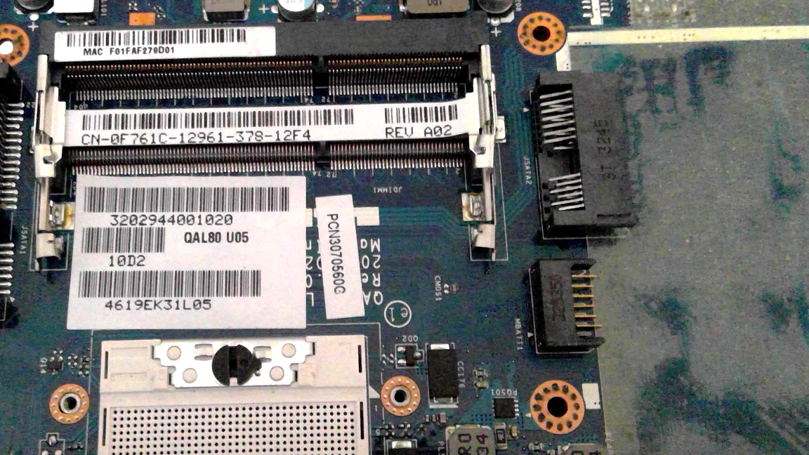 Dell Latitude E6430 Laptop Motherboard F761C Intel Models LA-7781P