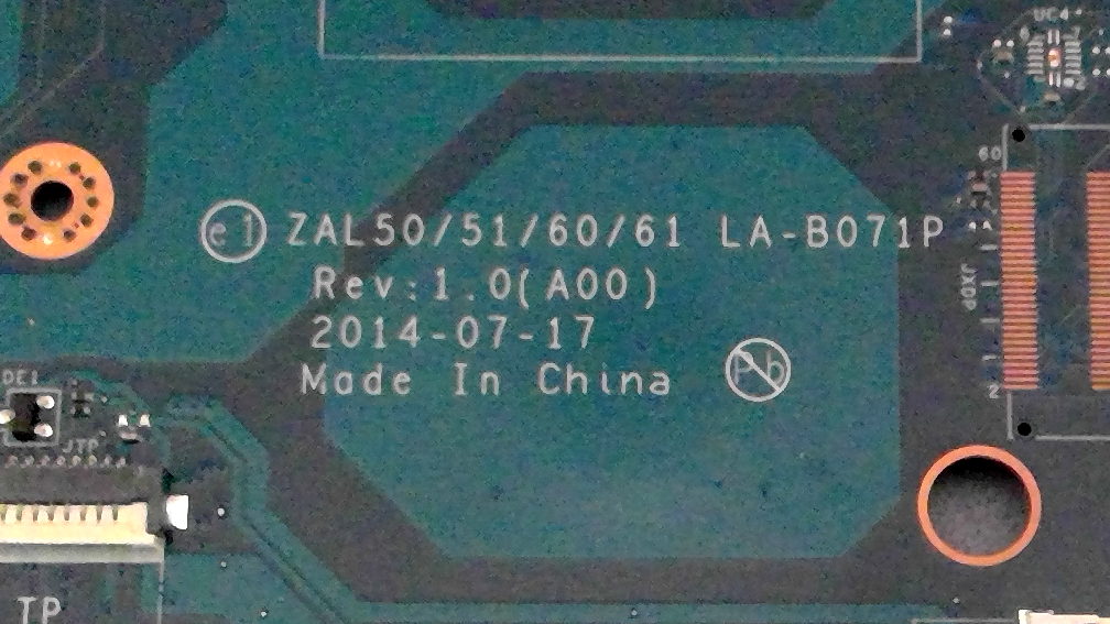 DELL LATITUDE 3450 SERIES INTEL CORE I5-5200U LAPTOP MOTHERBOARD HKKT5