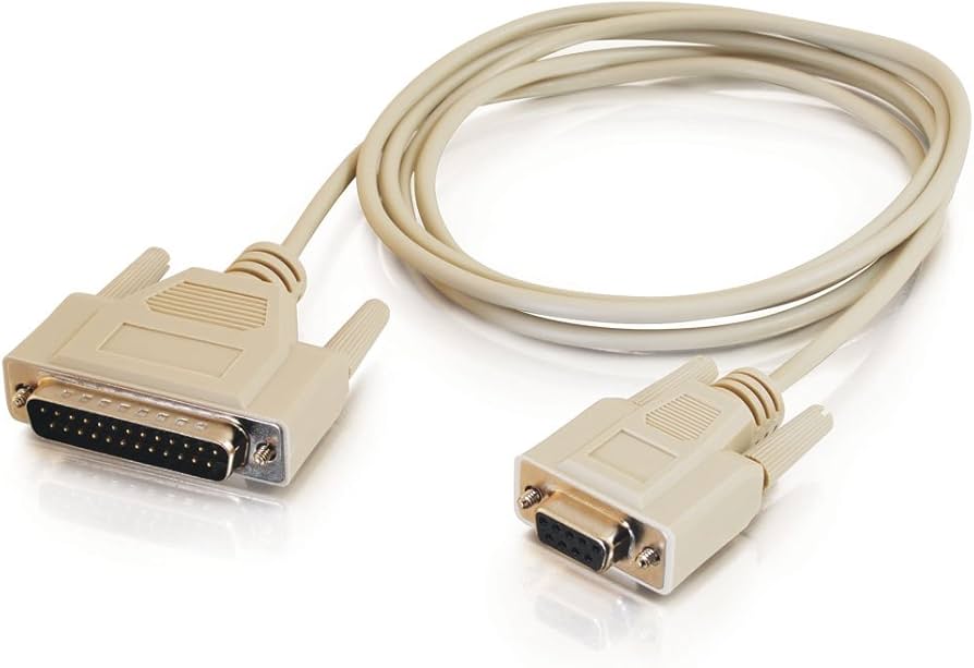 Cables To Go 03019 DB25 Male to DB9 Female Serial RS232 Null Modem Cable