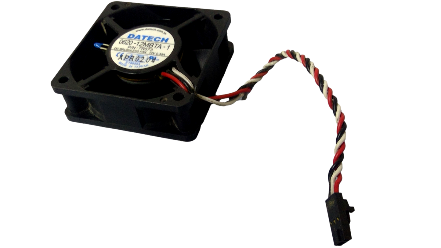 DATECT DC BRUSHLESS 0620-12MBTA-1 P/N 7R573 12V 0.35A FAN