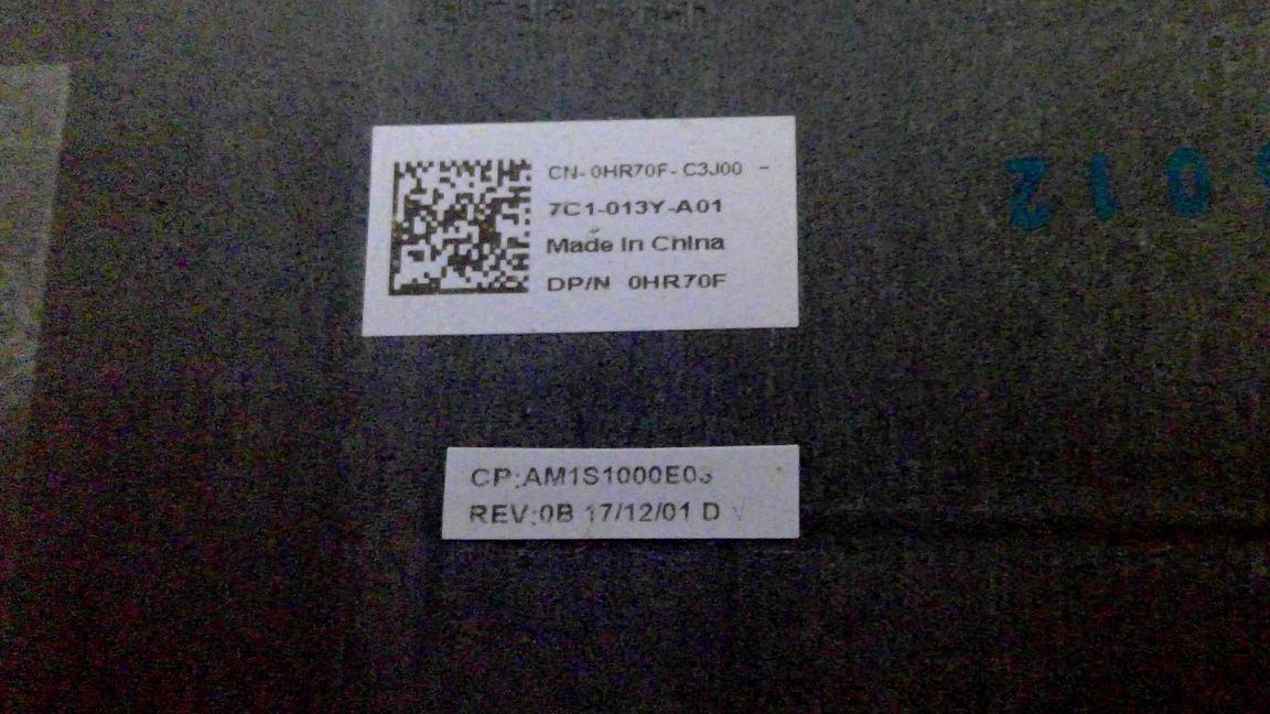 Dell Latitude 7480 Laptop Bottom Base Case Cover Assembly HR70F HUD04