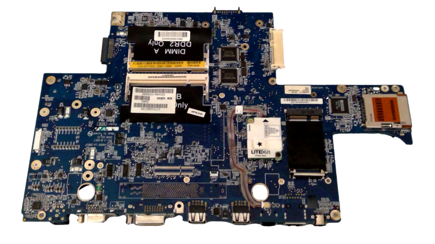 Dell Inspiron E1705 9400 Intel MPGA478MT GR640 HAQ00 LA-2881P  Laptop Motherboards