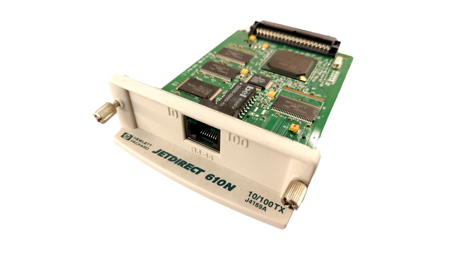 HP JetDirect 610N 10/100TX J4169A Ethernet Print Server Card