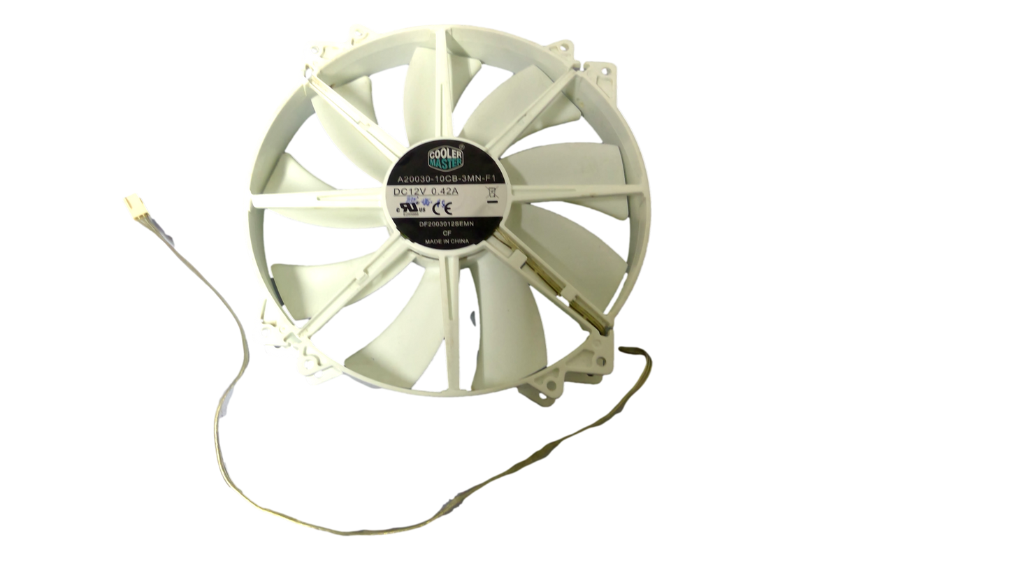 Cooler Master 3-PIN A20030-10CB-3MN-F1 DF2003012SEMN CF DC12V 0.30A 20cm white