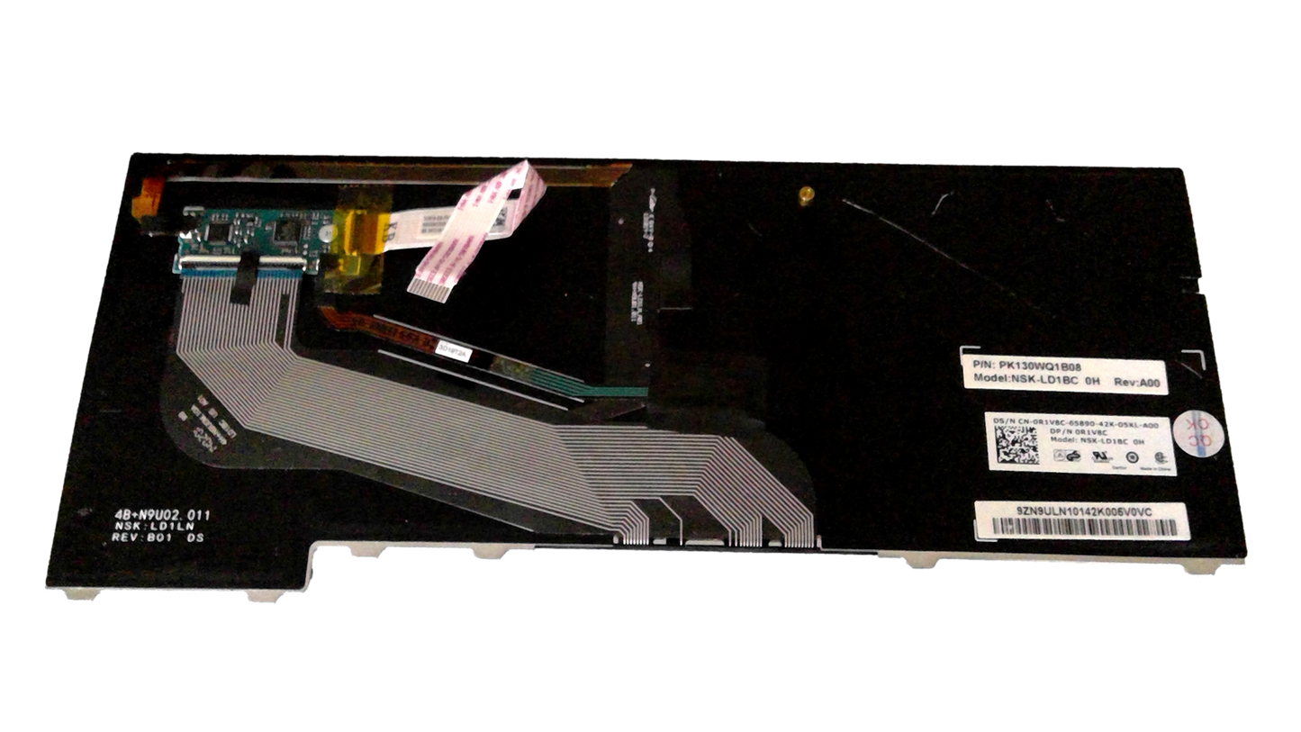 Dell Latitude E5440 Hebrew Israelian Backlit Keyboard 0R1V8C R1V8C