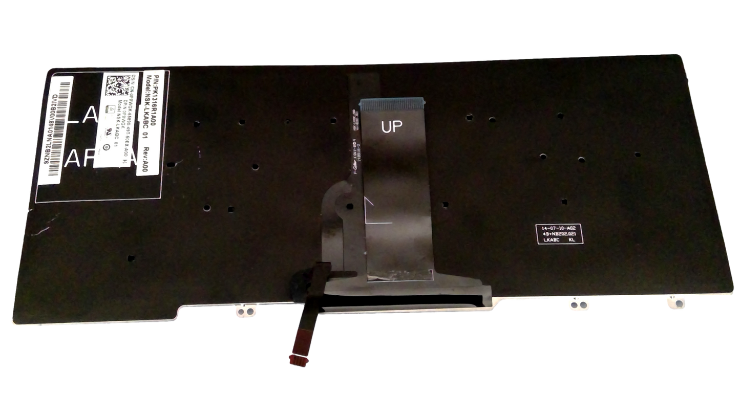 Dell NSK-LKABC 01 US Black Backlit Keyboard PXWGK 0PXWGK CN-0PXWGK PK1316R1A00