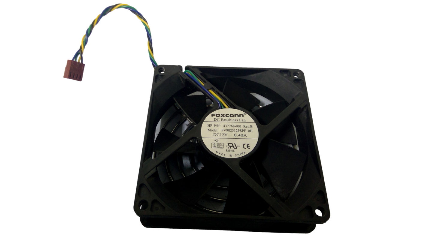 FOXCONN DC BRUSHLESS FAN 432768-001 REV.B PV902512PSPF 0H DC12V 0.40A -G