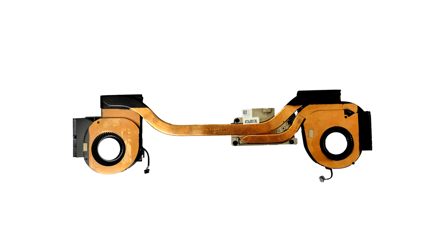 Dell Precision 7530 CPU / Graphics Heatsink Fan Assembly D03PH