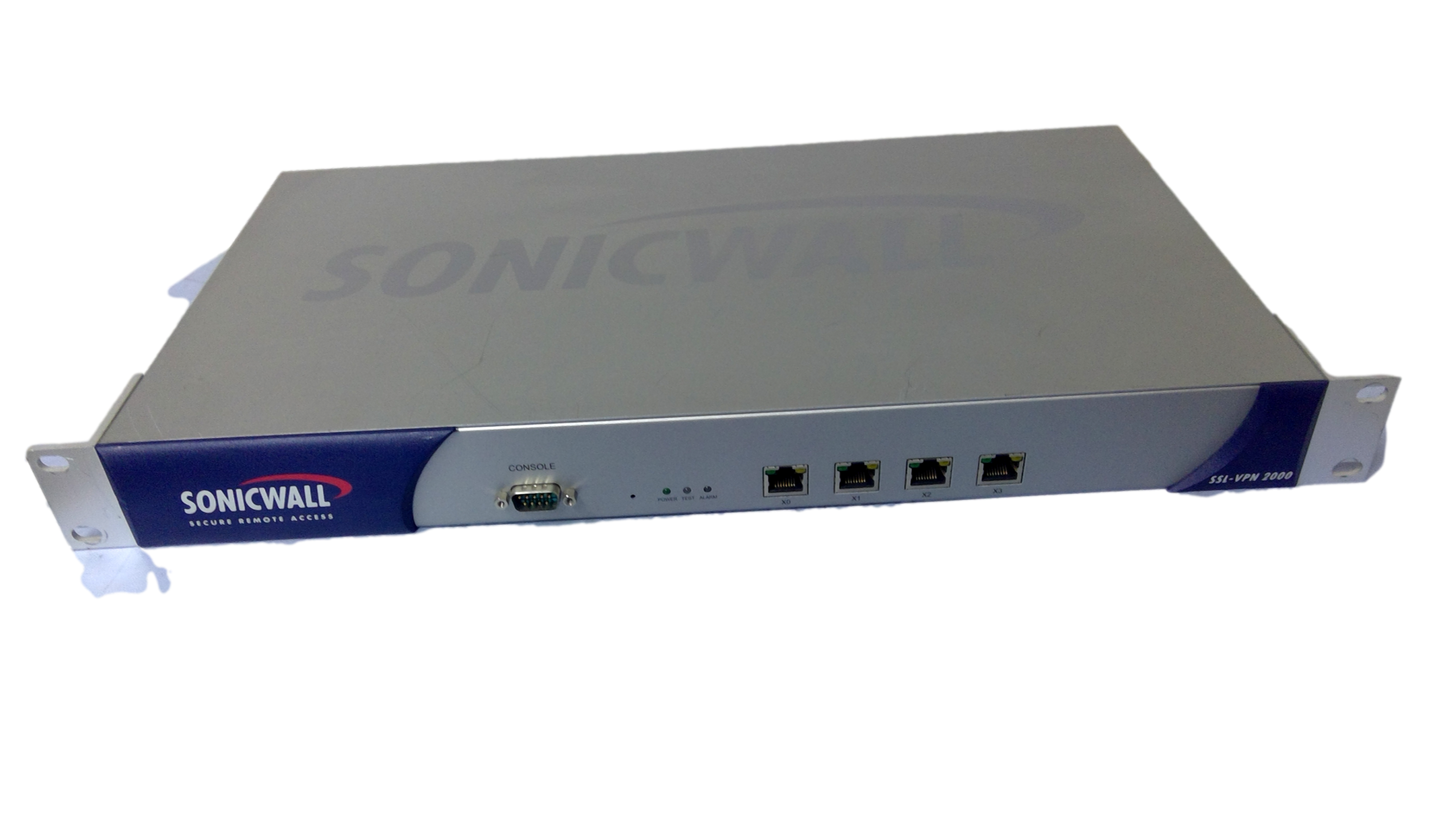 SONICWALL SSL-VPN 2000 VPN Gateway - 4 Ports - Ethernet, Fast Ethernet