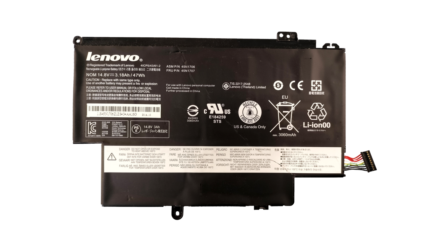Genuine Lenovo Thinkpad 12.5"S1 Yoga Battery 45N1704 45N1705 45N1706 45N1707