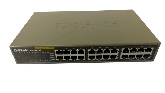 D-Link DES (DES-1024D) 24-Ports Rack-Mountable Switch
